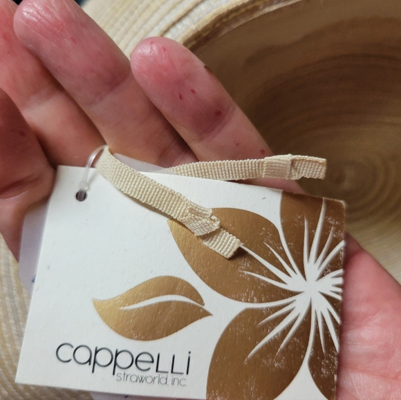 NWT women adjustable embellished Cappelli sunhat perfect for the b - Picture 7 of 9